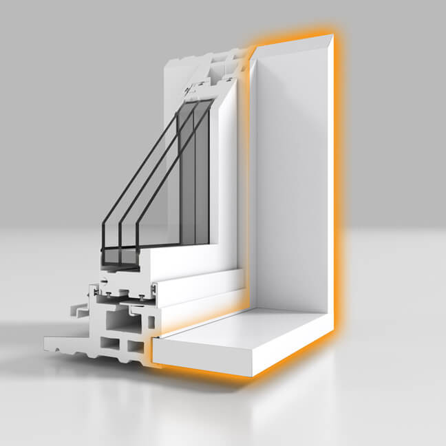 Hung Windows - mPVC Jamb and Sill Extension