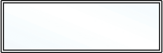 Rectangular transom for residential front door