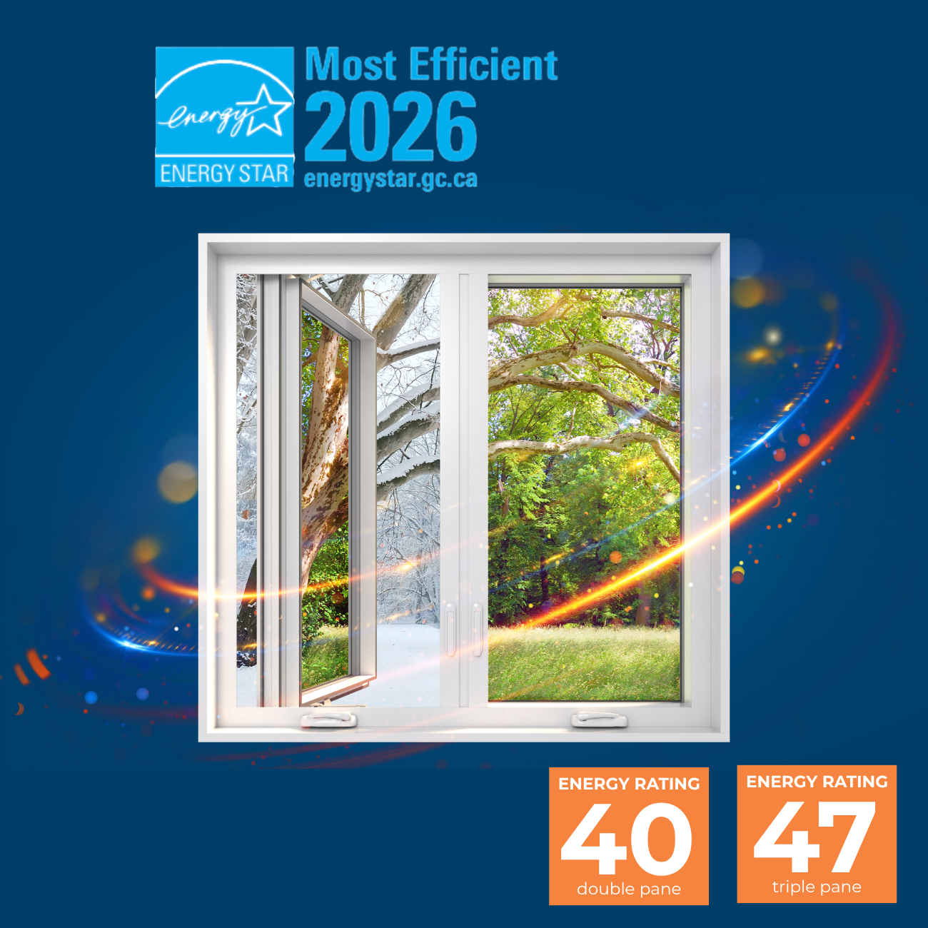 Verdun RevoCell casement windows with ENERGY STAR Most Efficient ratings