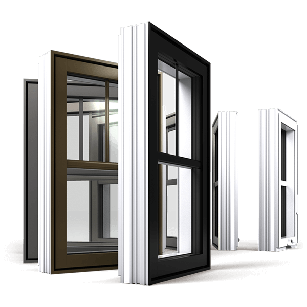 A carousel of different coloured RevoCell windows